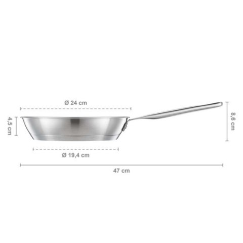 PATELNIA ALL STEEL PURE 24CM PATELNIA ALL STEEL PURE 24CM