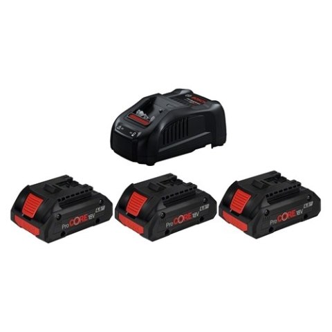 ZESTAW STARTOWY PROCORE 18V 3*4.0AH + ŁADOWARKA GAL 1880 ZESTAW STARTOWY PROCORE 18V 3*4.0AH + ŁADOWARKA GAL 1880