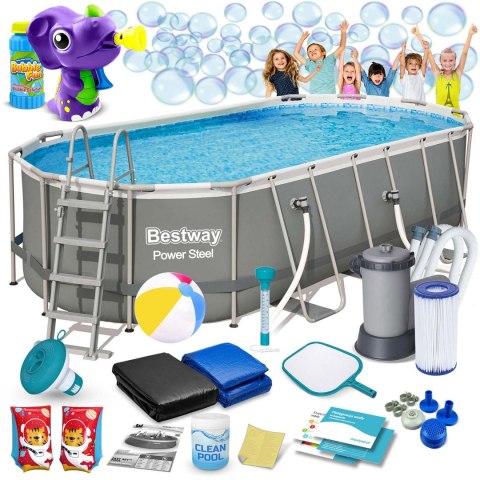 Basen ogrodowy stelażowy 549 x 274 x 122 cm 17w1 Bestway 56710 Basen ogrodowy stelażowy 549 x 274 x 122 cm 17w1 Bestway 56710