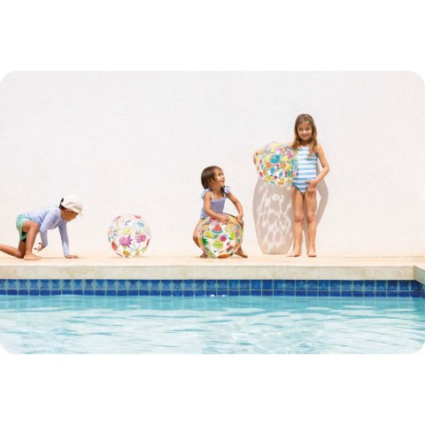 Dmuchana piłka plażowa podwodny świat 51 cm INTEX 59040 Dmuchana piłka plażowa podwodny świat 51 cm INTEX 59040