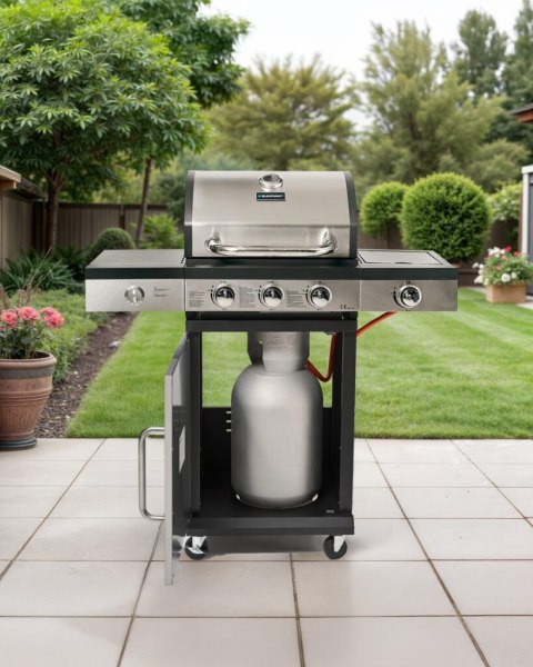 GRILL GAZOWY 3+1 STAL NIERDZEWNA 9,3KW GRILL GAZOWY 3+1 STAL NIERDZEWNA 9,3KW