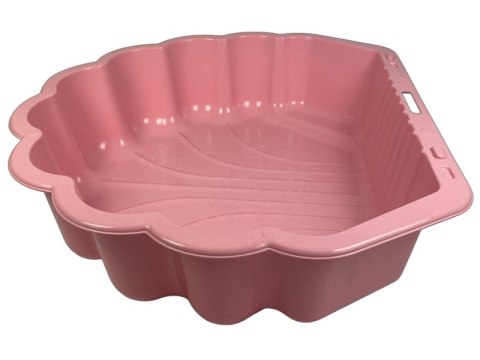 Piaskownica zamykana basen Muszelka Twins podwójna 2w1 160x87,5x19,5cm różowa Piaskownica zamykana basen Muszelka Twins podwójna 2w1 160x87,5x19,5cm różowa