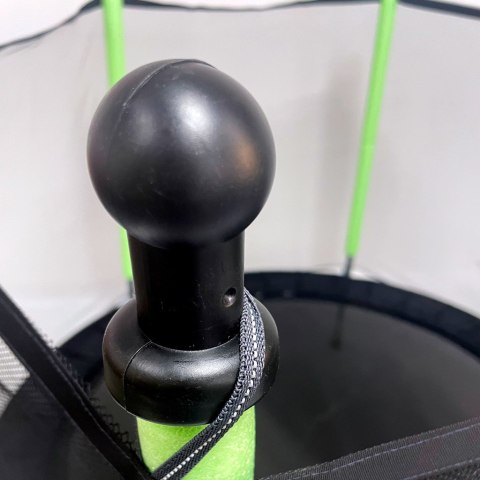 Trampolina ogrodowa dla dzieci siatka 140 cm zielona Trampolina ogrodowa dla dzieci siatka 140 cm zielona