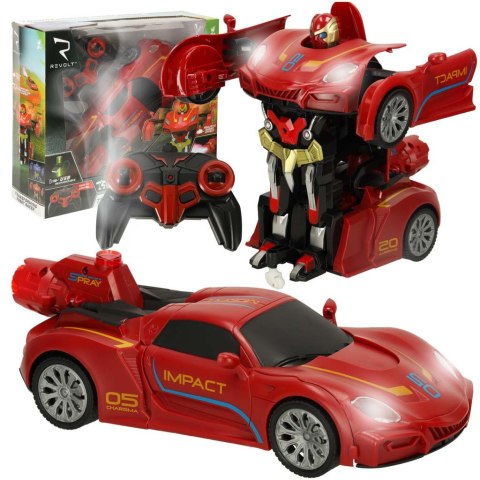 Transformer Revolt TRANSFORMING ROBOT RACER czerwo Transformer Revolt TRANSFORMING ROBOT RACER czerwo
