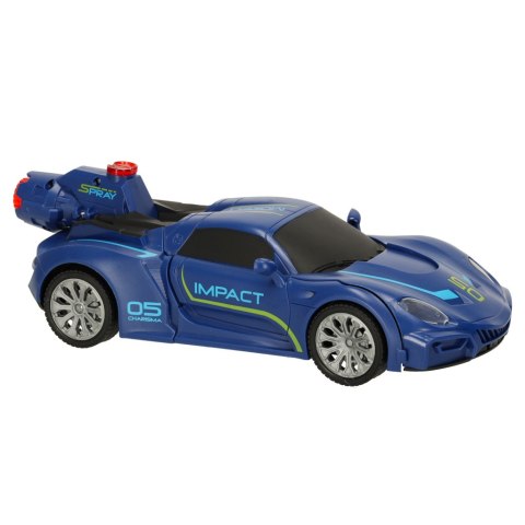 Transformer Revolt TRANSFORMING ROBOT RACER niebie Transformer Revolt TRANSFORMING ROBOT RACER niebie