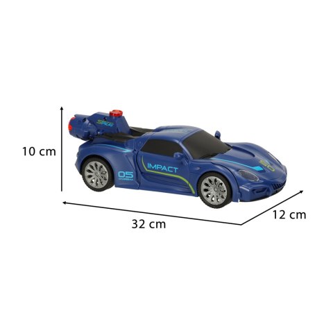 Transformer Revolt TRANSFORMING ROBOT RACER niebie Transformer Revolt TRANSFORMING ROBOT RACER niebie