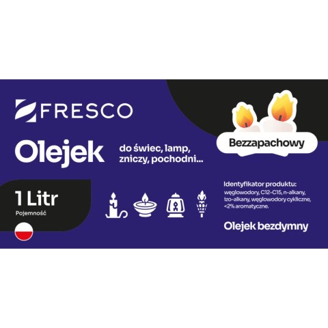 Paliwo olej do lamp, pochodni i świec 1,0L BEZZAPACHOWY Paliwo olej do lamp, pochodni i świec 1,0L BEZZAPACHOWY