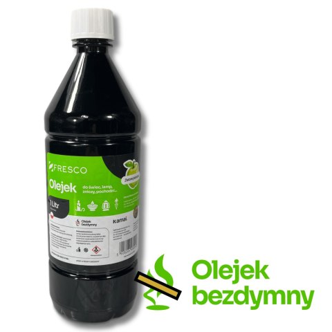 Paliwo olej do lamp, pochodni i świec 1,0L JABŁKO Paliwo olej do lamp, pochodni i świec 1,0L JABŁKO