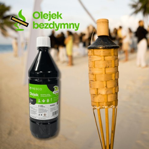 Paliwo olej do lamp, pochodni i świec 1,0L JABŁKO Paliwo olej do lamp, pochodni i świec 1,0L JABŁKO
