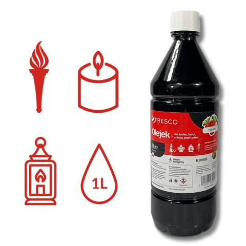 Paliwo olej do lamp, pochodni i świec 1,0L TRUSKAWKA Paliwo olej do lamp, pochodni i świec 1,0L TRUSKAWKA