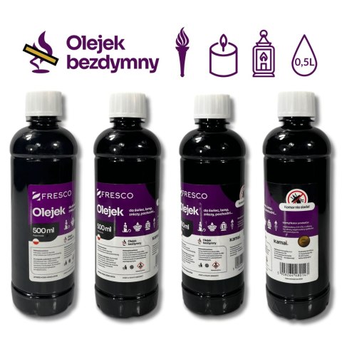 Paliwo olej do lamp, pochodni i świec 500ml ANTYKOMAR Paliwo olej do lamp, pochodni i świec 500ml ANTYKOMAR
