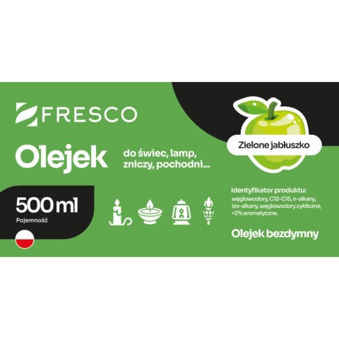 Paliwo olej do lamp, pochodni i świec 500ml JABŁKO Paliwo olej do lamp, pochodni i świec 500ml JABŁKO