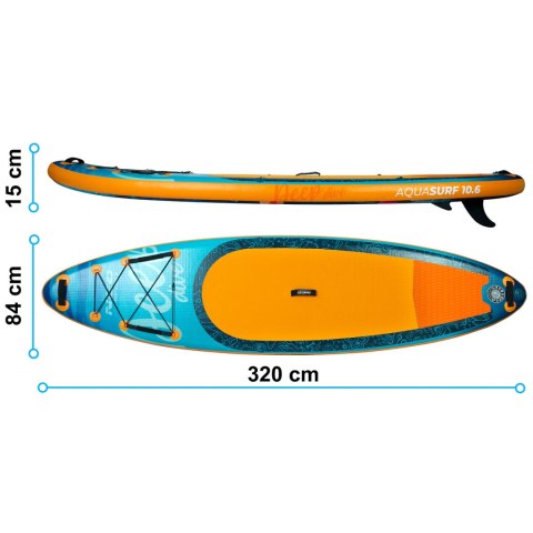 Deska SUP Aquasurf 320 x 84 x 15 cm Neo-Sport 170204 Deska SUP Aquasurf 320 x 84 x 15 cm Neo-Sport 170204