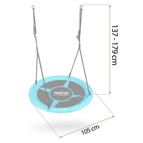 Huśtawka bocianie gniazdo Neo-Sport Swingo 100 cm Huśtawka bocianie gniazdo Neo-Sport Swingo 100 cm
