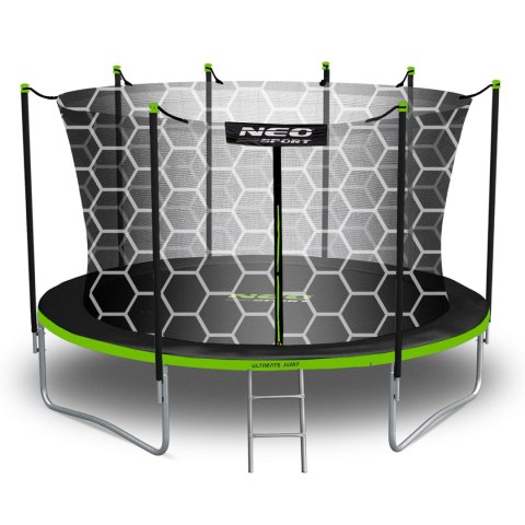 Trampolina ogrodowa 13ft/404cm z siatką wewnętrzną i drabinką Neo-Sport Trampolina ogrodowa 13ft/404cm z siatką wewnętrzną i drabinką Neo-Sport