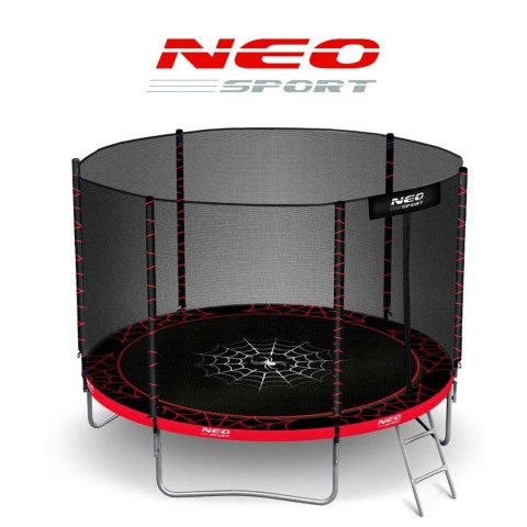 Trampolina ogrodowa 6ft/183cm z siatką zewnętrzną i drabinką Neo-Sport Trampolina ogrodowa 6ft/183cm z siatką zewnętrzną i drabinką Neo-Sport