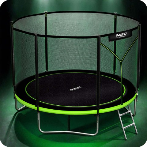 Trampolina ogrodowa 6ft/183cm z siatką zewnętrzną i drabinką Neo-Sport Trampolina ogrodowa 6ft/183cm z siatką zewnętrzną i drabinką Neo-Sport