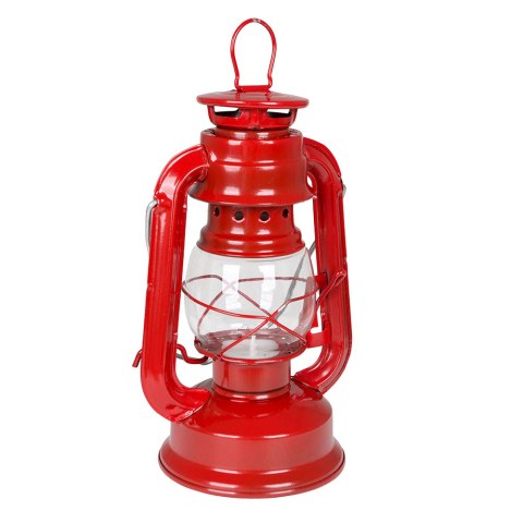Lampa turystyczna 19cm CZERWONA sztormowa Lampa turystyczna 19cm CZERWONA sztormowa