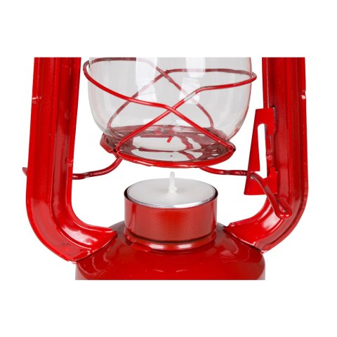 Lampa turystyczna 19cm CZERWONA sztormowa Lampa turystyczna 19cm CZERWONA sztormowa