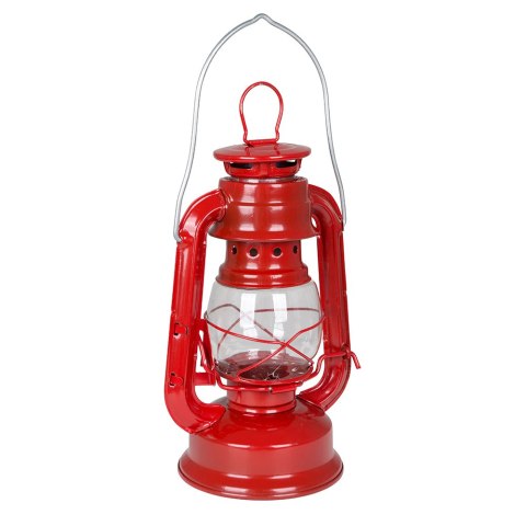 Lampa turystyczna 19cm CZERWONA sztormowa Lampa turystyczna 19cm CZERWONA sztormowa