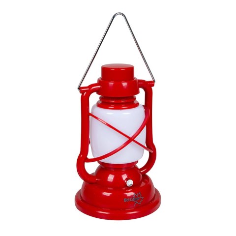 Lampa turystyczna LATARNIA VINTAGE 20cm na baterie CZERWONA Lampa turystyczna LATARNIA VINTAGE 20cm na baterie CZERWONA