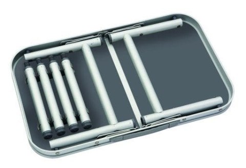Stolik turystyczny SKŁADANY 34x56cm aluminiowy Stolik turystyczny SKŁADANY 34x56cm aluminiowy
