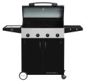 Grill gazowy 4 palnikowy SUPREME CZARNY