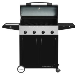 Grill gazowy 4 palnikowy SUPREME CZARNY