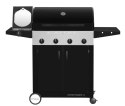 Grill gazowy 4 palnikowy SUPREME CZARNY