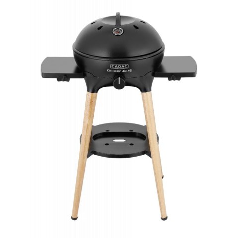 Grill gazowy CADAC BBQ City Chef 40 bambusowe nogi CZARNY Grill gazowy CADAC BBQ City Chef 40 bambusowe nogi CZARNY