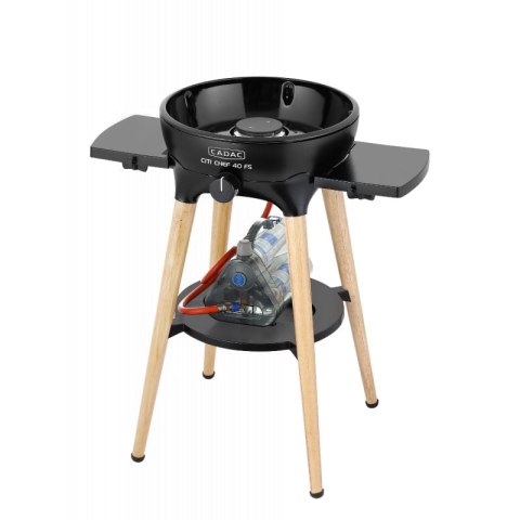 Grill gazowy CADAC BBQ City Chef 40 bambusowe nogi CZARNY Grill gazowy CADAC BBQ City Chef 40 bambusowe nogi CZARNY