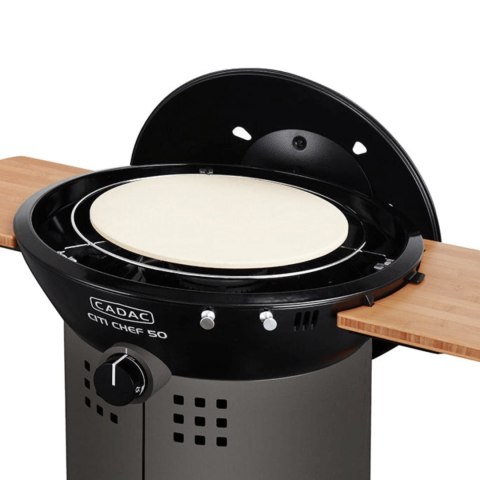 Grill gazowy na kółkach CADAC City Chef 49cm z bocznymi półkami Grill gazowy na kółkach CADAC City Chef 49cm z bocznymi półkami