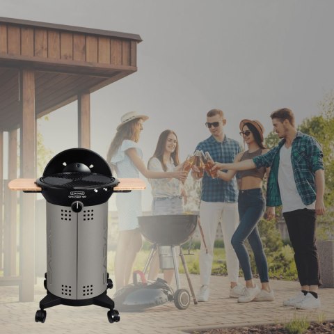 Grill gazowy na kółkach CADAC City Chef 49cm z bocznymi półkami Grill gazowy na kółkach CADAC City Chef 49cm z bocznymi półkami