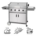 Grill gazowy stacjonarny MERIDIAN 4 ze stali nierdzewnej