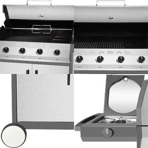 Grill gazowy stacjonarny MERIDIAN 4 ze stali nierdzewnej Grill gazowy stacjonarny MERIDIAN 4 ze stali nierdzewnej