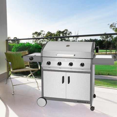 Grill gazowy stacjonarny MERIDIAN 4 ze stali nierdzewnej Grill gazowy stacjonarny MERIDIAN 4 ze stali nierdzewnej