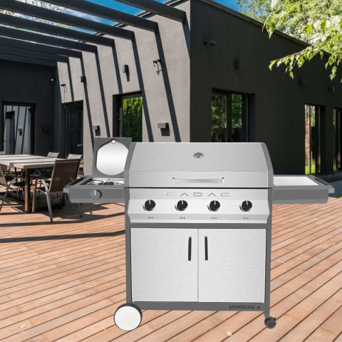 Grill gazowy stacjonarny MERIDIAN 4 ze stali nierdzewnej Grill gazowy stacjonarny MERIDIAN 4 ze stali nierdzewnej