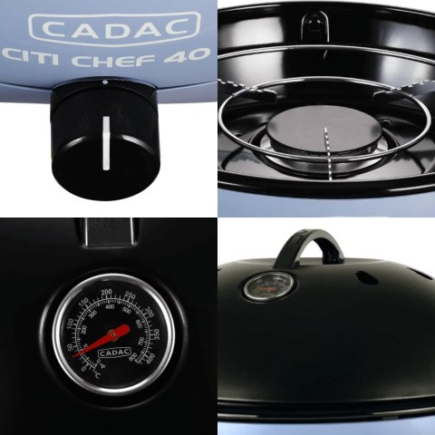 Grill gazowy stołowy CADAC City Chef 38,5cm BŁĘKITNY Grill gazowy stołowy CADAC City Chef 38,5cm BŁĘKITNY