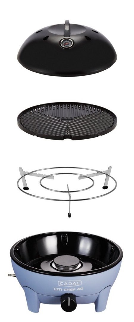 Grill gazowy stołowy CADAC City Chef 38,5cm BŁĘKITNY Grill gazowy stołowy CADAC City Chef 38,5cm BŁĘKITNY