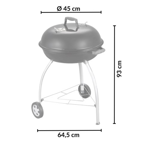 Grill węglowy CHARCOAL MATE z pokrywą Grill węglowy CHARCOAL MATE z pokrywą