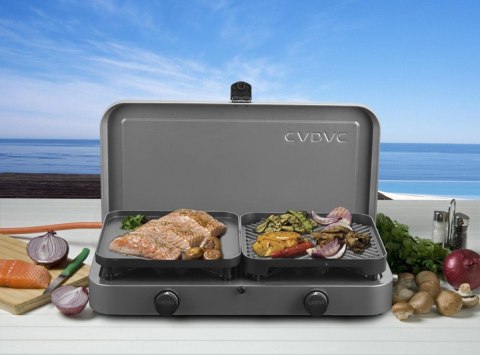 Płyta grillowa CADAC z powłoką GreenGrill® do kuchenki 2-palnikowej Płyta grillowa CADAC z powłoką GreenGrill® do kuchenki 2-palnikowej