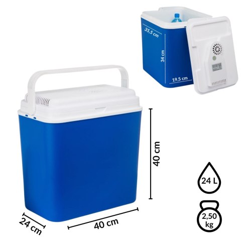 Lodówka turystyczna samochodowa KAMAI ATLANTIC 24L - 12V Lodówka turystyczna samochodowa KAMAI ATLANTIC 24L - 12V