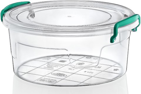 Pojemnik plastikowy 2,1L OKRĄGŁY MULTI BOX z pokrywką Pojemnik plastikowy 2,1L OKRĄGŁY MULTI BOX z pokrywką