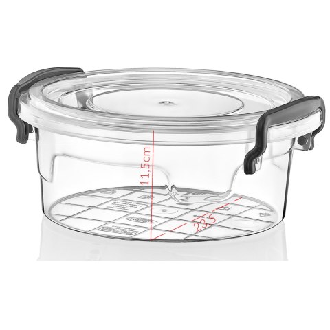 Pojemnik plastikowy 3,4L OKRĄGŁY MULTI BOX z pokrywką Pojemnik plastikowy 3,4L OKRĄGŁY MULTI BOX z pokrywką