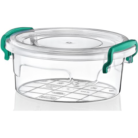 Pojemnik plastikowy 300ml OKRĄGŁY MULTI BOX z pokrywką Pojemnik plastikowy 300ml OKRĄGŁY MULTI BOX z pokrywką