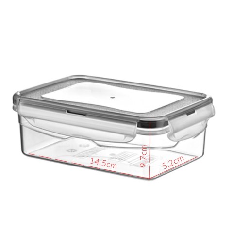 Pojemnik plastikowy 400ml PROSTOKĄT SAVER BOX z pokrywką Pojemnik plastikowy 400ml PROSTOKĄT SAVER BOX z pokrywką