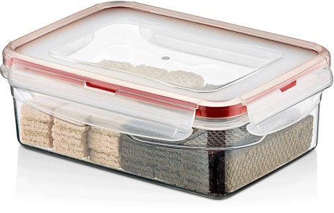 Pojemnik plastikowy 400ml PROSTOKĄT SAVER BOX z pokrywką Pojemnik plastikowy 400ml PROSTOKĄT SAVER BOX z pokrywką