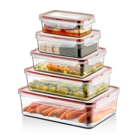 Pojemnik plastikowy 400ml PROSTOKĄT SAVER BOX z pokrywką Pojemnik plastikowy 400ml PROSTOKĄT SAVER BOX z pokrywką