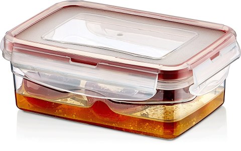 Pojemnik plastikowy 400ml PROSTOKĄT SAVER BOX z pokrywką Pojemnik plastikowy 400ml PROSTOKĄT SAVER BOX z pokrywką