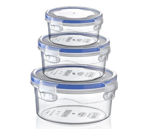 Pojemnik plastikowy 500ml OKRĄGŁY SAVER BOX z pokrywką Pojemnik plastikowy 500ml OKRĄGŁY SAVER BOX z pokrywką